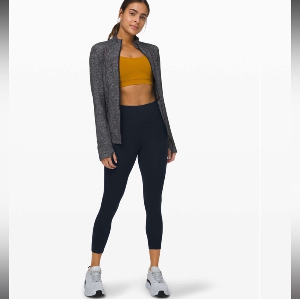 Lululemon To the Beat Tight 24 True Navy Blue Size 6